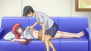 Hentai - Affective my step Sister's Tits While She Rests [Subtitled]